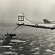 An RB-45 Tornado is refueled by a KB-29 tanker. (US Air Force)